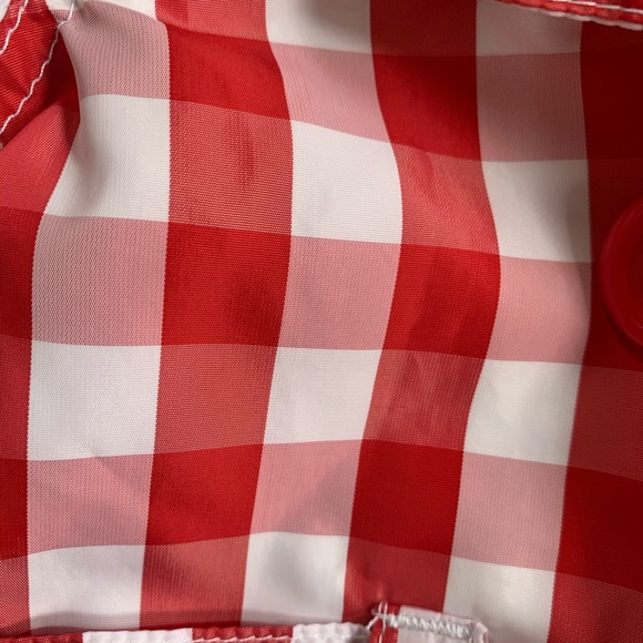 Little Lass red gingham jacket 12m - Picture 4 of 4